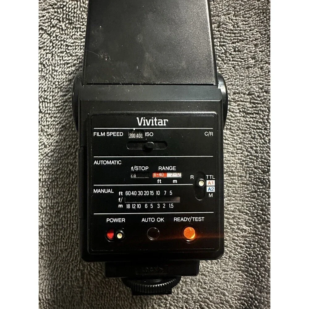 Vintage Vivitar 550FD C/R Auto Thyristor electronic flash.